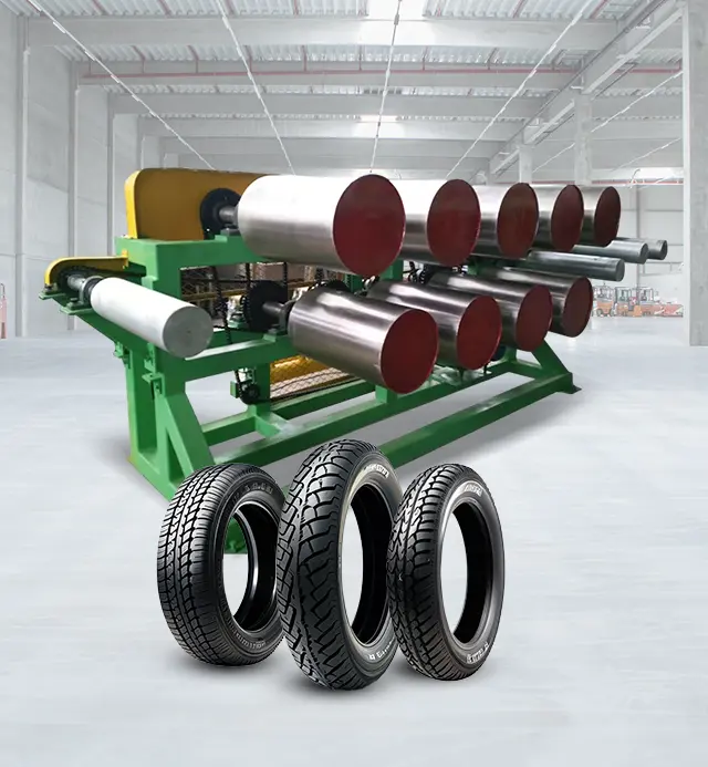 The working process of the film roll cooling line